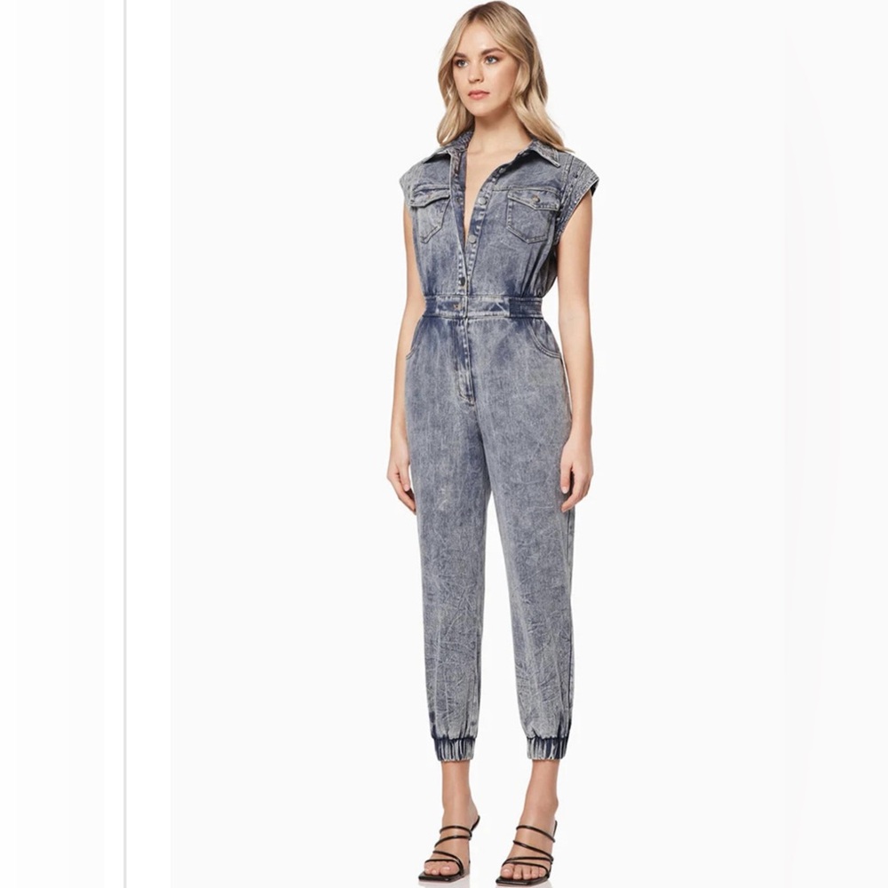 Elliatt Arrangement Denim Jumpsuit